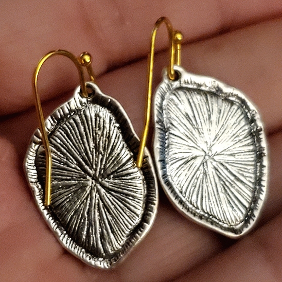 Unique Popular Retro sterling silver Amethyst earrings. - Picture 6 of 7